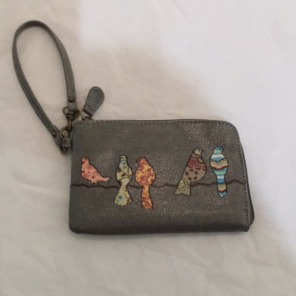 💕 cute Bird wristlet